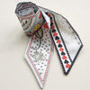 Ladies Hair Tie Scarf Hair Ribbon Ponytail Ribbon Hair Accessories(Double Sided Tarot Card Sun)