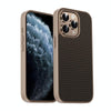 For iPhone 11 Pro Max Pita Series TPU + PC Texture Phone Case(Gold)