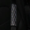 Glitter Car Seat Belt Cover Shoulder Pads Car Accessories 6.5x23cm(Black)