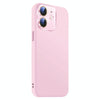 For iPhone 11 Nano Lens Cover Liquid Silicone Phone Case(Pink)