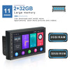 A2798 9 Inch Android WiFi 2+32G Central Control Large screen Universal Car Navigation Reversing Video Player, Style:Standard+AHD Camera