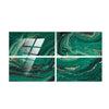 4 PCS  Crystal Film Wall Tile Sticker Imitation Marble Pattern Wall Sticker(DLS033)