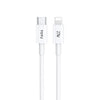 TOTU CB-1-PD 27W USB-C/Type-C to 8 Pin Data Cable, Length: 1m(White)