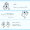 BSE873  925 Sterling Silver Tulip Stud Earrings for Women