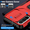For Samsung Galaxy A36 Sliding Camshield Holder Phone Case(Red)