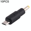 10 PCS 4.0 x 1.7mm to Micro USB DC Power Plug Connector