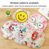 3 PCS Cute Cartoon Shower Bath Cap Saunas Lace Elastic Band Cap Hair Protective Cap(Pink Rabbit)