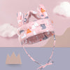 Baby Breathable Anti-fall Head Protective Cap Baby Protective Cap Toddler Bumper Cap, Spec: Pink Forest Antlers