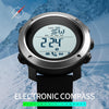SKMEI 1511 Simple Bluetooth Men Smart Waterproof Compass Adult Smart Watch(Rubber Shell Army Green)