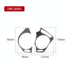 Car Carbon Fiber Big Left and Right Air Outlet Decorative Sticker for Lexus IS250 300 350C 2006-2012, Left Drive
