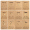 Zodiac Signs Necklace Electroplate Alloy Short Chain Jewelry, Style: Pisces Golden