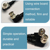0.5m BNC Male Right Angle to Male Coaxial Cable - A/V Lead