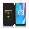 For Alcatel 1SE 2020 Carbon Fiber Texture Horizontal Flip TPU + PC + PU Leather Case with Card Slot(Black)