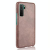 For Huawei P40 LITE 5G/Nova 7 SE Shockproof Litchi Texture PC + PU Case(Brown)