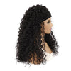Hairband Wig Headgear Volume Chemical Fiber Wig Headgear, Color Classification: Black Hair Band 1B#O