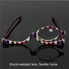 Makeup Presbyopic Glasses Multicolored Rotatable Magnifying Glass Single Piece Reading Glass, Degree: +200
