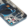 iPhone 12 Pro Back Cover Assembly (Blue) - With Side Keys & Wireless Charging