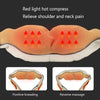 6 Keys Kneading Massage Shawl Cervical Massager, Specification: EU Plug(Beige)