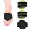 Thin Foot Pad Flat Foot Bow Insole(Green Black)