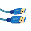 Printer / Hard Disk USB 3.0 Male to Male Connector Cable, Length:2m(Blue)