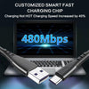 USB to 8 Pin 1.5m Spring Telescopic Mobile Phone Fast Charging Data Cable