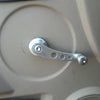 1 Pair Universal Car Wagon Door Window Crank Handle Winder  Manual Door Crank Handle Window Winders(Silver)