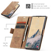 For Samsung Galaxy S25 Ultra 5G CaseMe 013 Multifunctional Horizontal Flip Leather Phone Case(Brown)