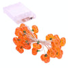 LED Halloween 3D Pumpkin String Lights Bar Shop Ambience Scene Layout Decorative Lanterns, Style: 30 LEDs Flashing(Warm White)