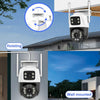 QX101 6MP Dual WiFi Security Camera System, Night Vision (UK Plug)