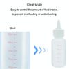 Newborn Pet Feeding Bottle Set (50ml, 6pcs) Kitten Puppy Milk Bottles with Brush