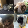 Lion Mane Cat Costume, Black, 26cm Head, Small Dog/Cat