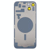 iPhone 14 Glass Back Cover with Holder - White