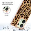 For Xiaomi Redmi Note 13 4G Global Electroplating Marble Dual-side IMD Phone Case(Leopard Print)