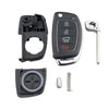 Hyundai ix35/ix45/Santa Fe 4 Button Key Shell