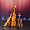 5pcs Micro Landscape Simulation Musical Instrument Resin Ornament Miniature Desktop Decoration, Style: No.9 Violin