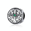 S925 Sterling Silver Retro Cross Beads DIY Bracelet Necklace Accessories