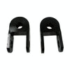 1pair Motorcycle Electric Vehicle Modification Accessories Small CNC Aluminum Alloy Shock Absorption Increaser(Black)