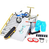 Mini Finger Bike Bicycle Finger Skateboards Skate Ramp Parts Set(CDH-10)