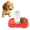 Automatic Pet Feeder Waterer Bowl Red - Small/Medium Dog Cat