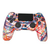 For PS4 Wireless Bluetooth Game Controller With Light Strip Dual Vibration Game Handle(Line)