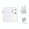 PD-65W USB-C / Type-C + QC3. 0 USB Laptop Charging Adapter + 1.8m USB-C / Type-C to MagSafe 2 / T Head Data Cable, EU Plug / US Plug(White)