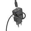 hoco N62 PD30W Type-C Charger Set with 1m Type-C to Type-C Cable, Specification:EU Plug(Black)