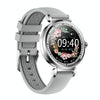 KC06 Women Menstrual Period Smart Watch Bracelet, Blood Pressure / Heart Rate Monitoring, Silicone Strap(Silver)