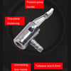 2pcs Vehicle Inflatable Pump Tube Joint Tire Mouth Gas Mouth Tube Fast Connector Inflatable Pump To Rotate