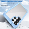 For Samsung Galaxy S25 Ultra 5G Colorful Series Acrylic Hybrid TPU Phone Case(Blue)