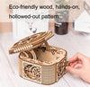 Wooden Puzzle Toy 3D Puzzle Assembly Box DIY Gift Desktop Ornaments, Style: Jewelry Box