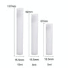 8ml 10pcs Frosted Roller Ball Empty Bottle Plastic Portable Perfume Roller Ball Bottle Essential Oil Dispenser Bottle()