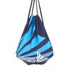 Beach Fitness Swimming Drawstring Waterproof Bag(Blue Strips)