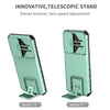 For Samsung Galaxy A16  4G / 5G Stereoscopic Holder Sliding Camshield Phone Case(Light Green)