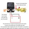 YQTANEN Car Battery Leakage Protection Remote Control Power Off Relay, Voltage: 12V 120A